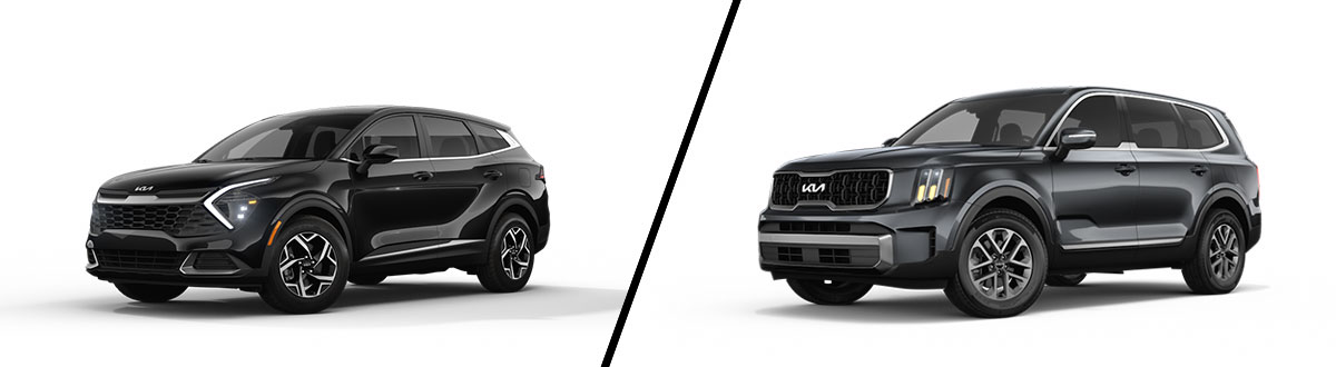 2025 Kia Sportage vs 2025 Kia Telluride